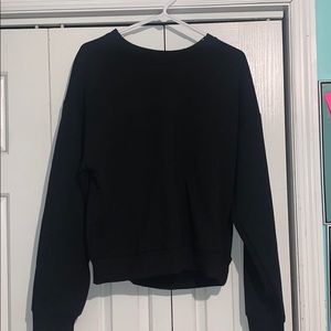 forever 21 large black sweatshirt